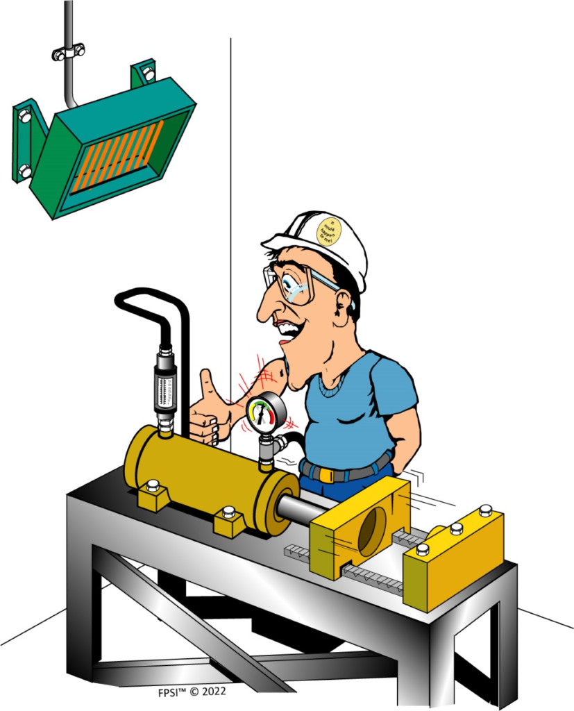 Testing Hydraulic Cylinder Goes Wrong Fire Erupts